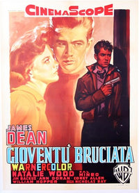Rebel Without a Cause Movie Poster Print showcasing classic film art.