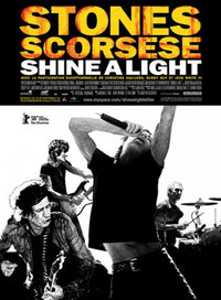 Shine A Light Movie Poster featuring vibrant imagery and film-inspired design.
