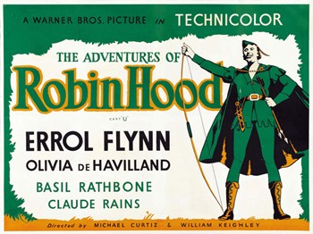 The Adventures of Robin Hood Movie Poster Print 11 x 17