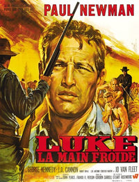 Cool Hand Luke Movie Poster Print showcasing classic film imagery.
