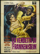 Revenge of Frankenstein Movie Poster Print featuring iconic horror imagery.