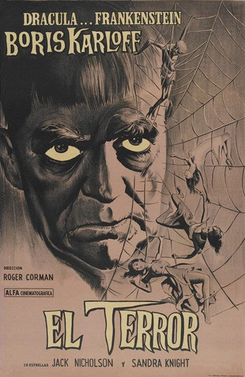The Terror Movie Poster Print featuring horror theme artwork.