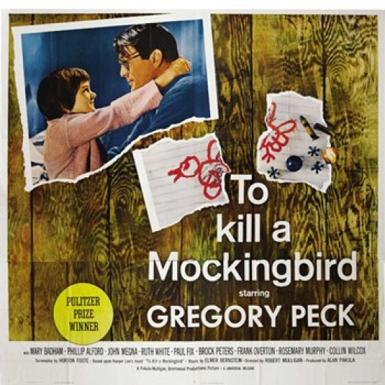 To Kill a Mockingbird Movie Poster Print showcasing the classic story.