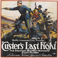 Custer's Last Raid Movie Poster Print showcasing cinematic history.