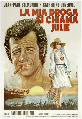 Mississippi Mermaid Movie Poster Print featuring vibrant colors and classic film art.