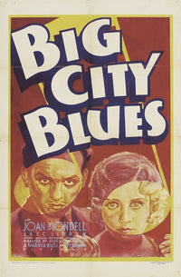 Big City Blues Movie Poster Print showcasing urban life in vibrant colors.