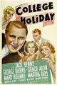 College Holiday Movie Poster - festive decor for holiday celebrations.