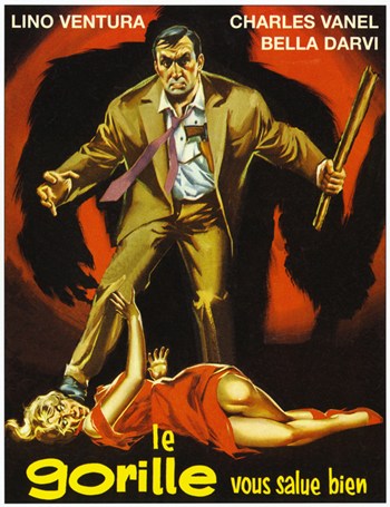The Mask of the Gorilla Movie Poster Print showcasing vibrant artwork.