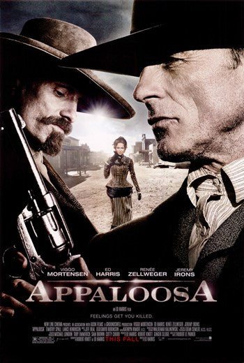Appaloosa Movie Poster showcasing classic Western film art.