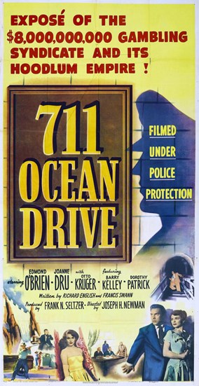 711 Ocean Drive Movie Poster Print showcasing classic cinema art.