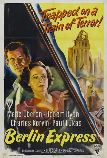 Berlin Express Movie Poster Print showcasing classic cinema art.