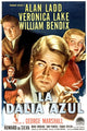 The Blue Dahlia Movie Poster Print showcasing classic film noir imagery.