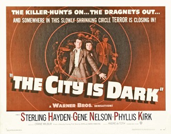 Crime Wave Movie Poster Print showcasing vintage film art.