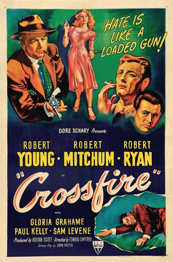 Crossfire Movie Poster featuring dynamic visuals and cinematic art.