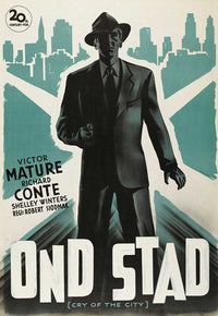 Cry of the City Movie Poster showcasing classic film art.