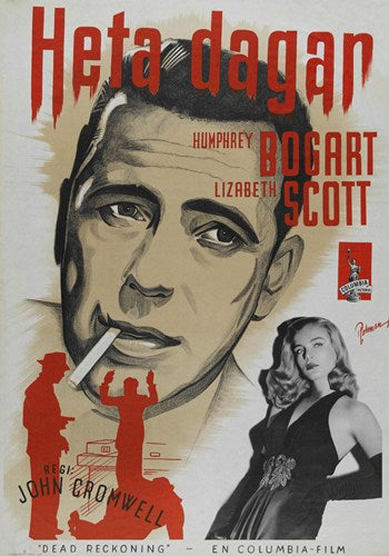 Dead Reckoning Movie Poster Print showcasing thrilling cinematic art.
