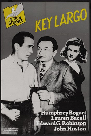 Key Largo Movie Poster Print showcasing iconic film imagery.