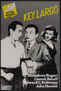 Key Largo Movie Poster Print showcasing iconic film imagery.