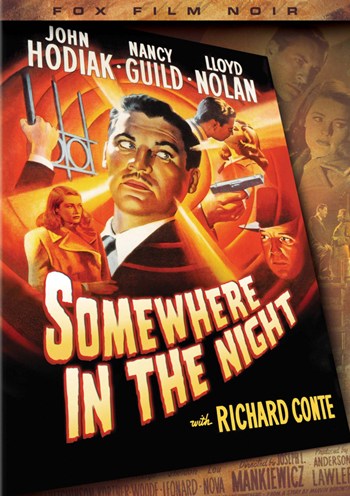 Somewhere in the Night Movie Poster Print showing cinematic allure and mystery.