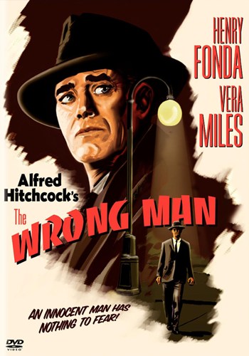 The Wrong Man movie poster print showcasing classic film artwork.