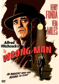 The Wrong Man movie poster print showcasing classic film artwork.