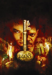 1408 Movie Poster Print featuring eerie artwork
