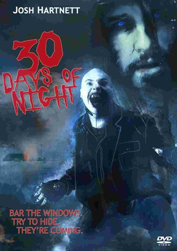 30 Days of Night Movie Poster Print featuring chilling imagery.