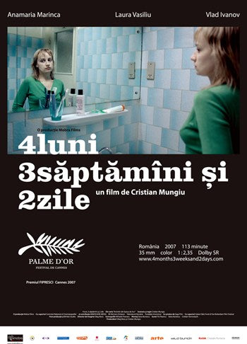 4 Months, 3 Weeks and 2 Days Movie Poster Print featuring emotional cinematic imagery.