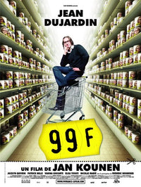 99 Francs Movie Poster Print showcasing vibrant colors and design.