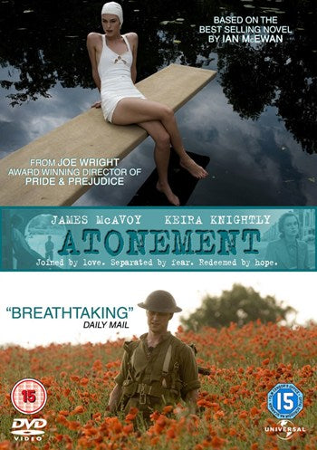 Atonement Movie Poster Print showcasing romance and regret.