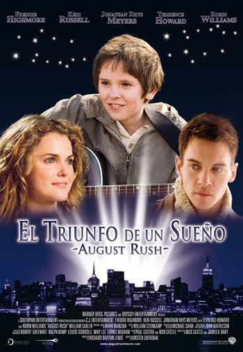 August Rush Movie Poster featuring stunning visuals and vibrant colors.