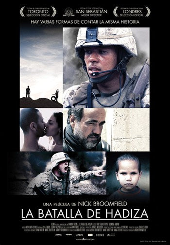 Battle for Haditha Movie Poster Print showcasing dramatic war scene.