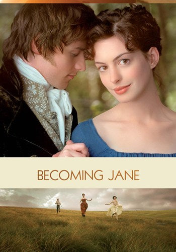 Becoming Jane Movie Poster Print featuring classic literature theme.
