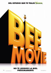 Bee Movie Poster Print featuring colorful characters from the animated film.