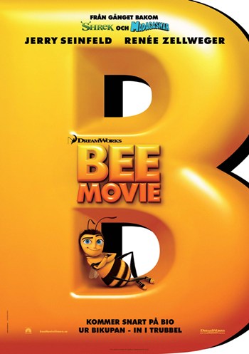 Bee Movie Poster showcasing fun and whimsical design