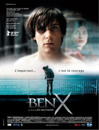 Ben X Movie Poster Print showcasing vibrant colors and cinematic themes.