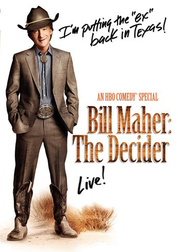 Bill Maher The Decider Movie Poster Print featuring vibrant design.
