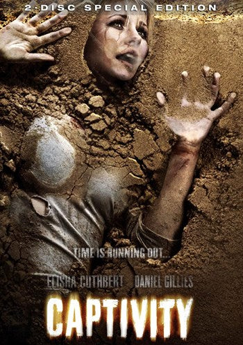 Captivity movie poster print showcasing intense film themes.