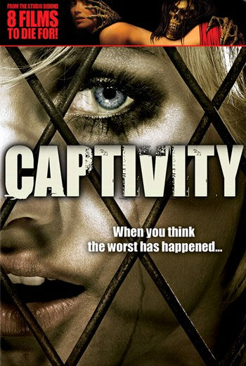 Captivity Movie Poster Print showcasing suspenseful film imagery.