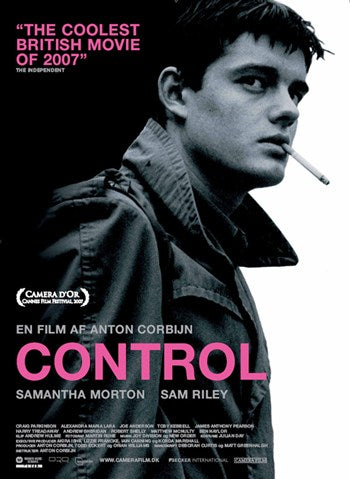 Control Movie Poster Print featuring vibrant colors and striking visuals.