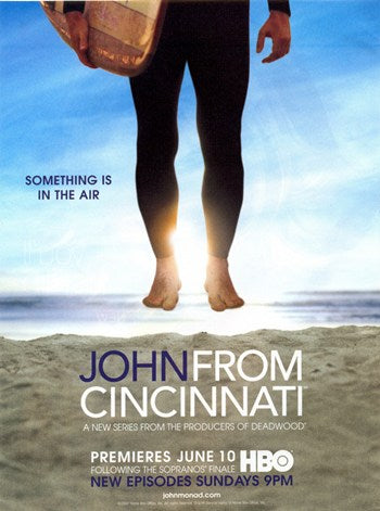 John From Cincinnati Movie Poster Print featuring vivid imagery.