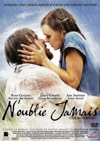 The Notebook movie poster showcasing a romantic scene from the classic film.