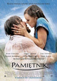 The Notebook Movie Poster Print featuring romantic imagery.