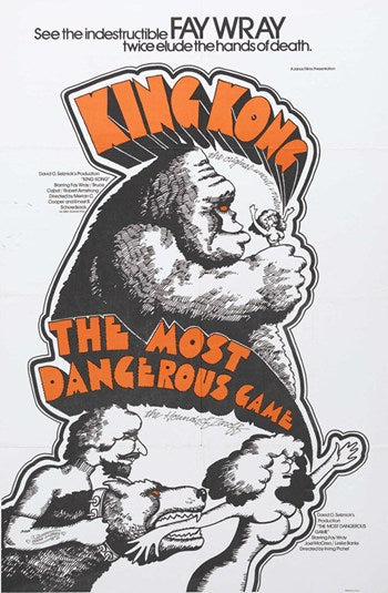 The Most Dangerous Game Movie Poster Print showcasing classic film art