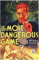 The Most Dangerous Game movie poster print capturing classic cinema excitement.