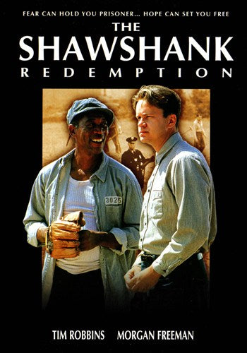 The Shawshank Redemption Movie Poster featuring iconic film imagery.