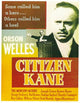Citizen Kane Movie Poster Print showcasing classic film artwork.