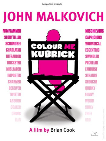 Colour Me Kubrick Movie Poster Print showcasing vibrant artwork.