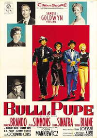 Guys and Dolls Movie Poster featuring vibrant film art.