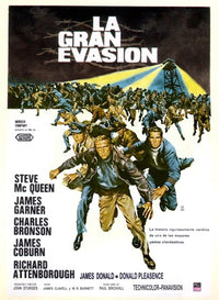 The Great Escape Movie Poster Print featuring iconic film imagery.